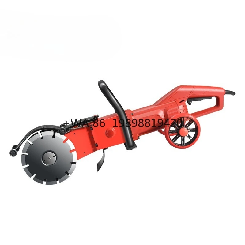 Grooving Machine Industrial Concrete Marble Brick Wall Slot Cutter 220V 7200W Electric Wall Chaser Concrete Wall Slotting