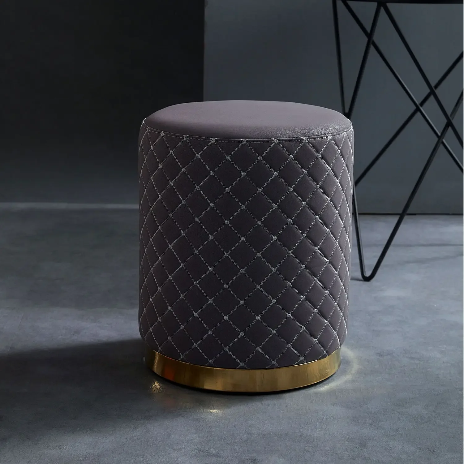 Ins Makeup Stool Light Luxury Dressing Stool Fashion Modern Bedroom Nordic Living Room Ottoman Vanity Chair Bench Pouf Muebles