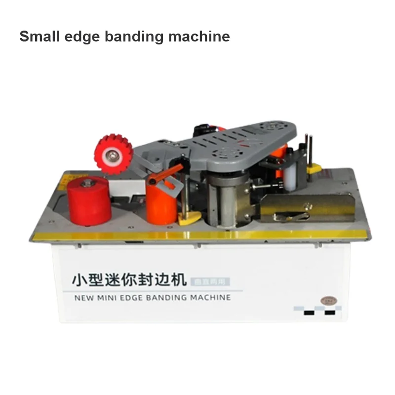 

Woodworking Edge Banding Machine Speed Control Mini Manual Wood Cutting PVC Curved Straight Edge Machine Automatic Broken Belt