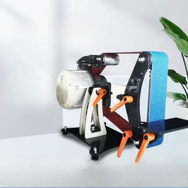 750W Brushless Belt Sander AC220V Vertical Horizontal Polisher Multifunctional Knife Sharpening Grinding Machine for Woodworking