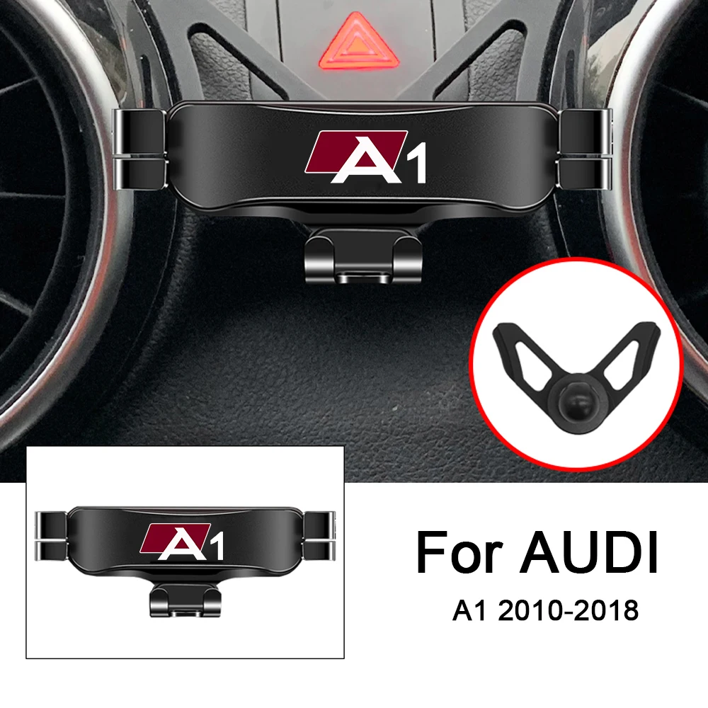 Soporte de teléfono móvil para coche, montaje de ventilación de aire, navegación por gravedad GPS para Audi A1 Sportback 8XA 8XF 2011-2019, accesorios