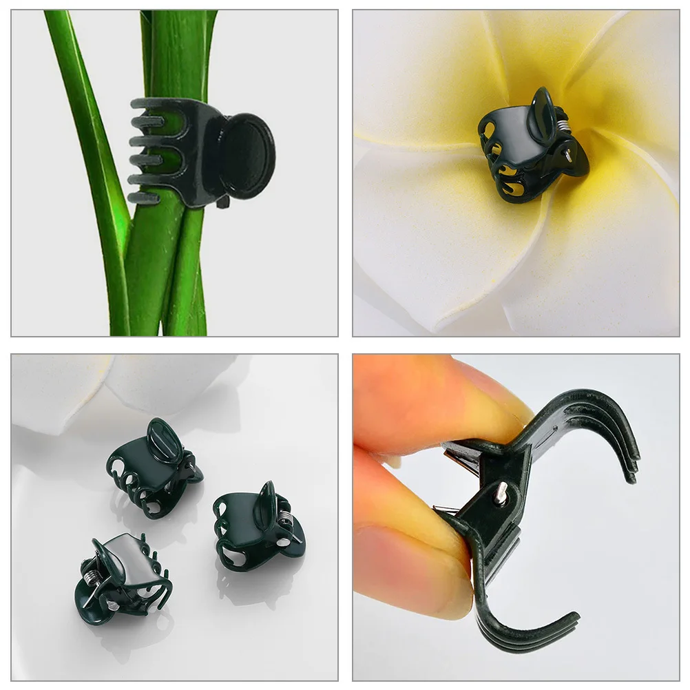 

80Pcs Garden Plant Clips Plastic Vine Supports Durable Waterproof Tomato Beans Climbing Plants Clip Plant Clip