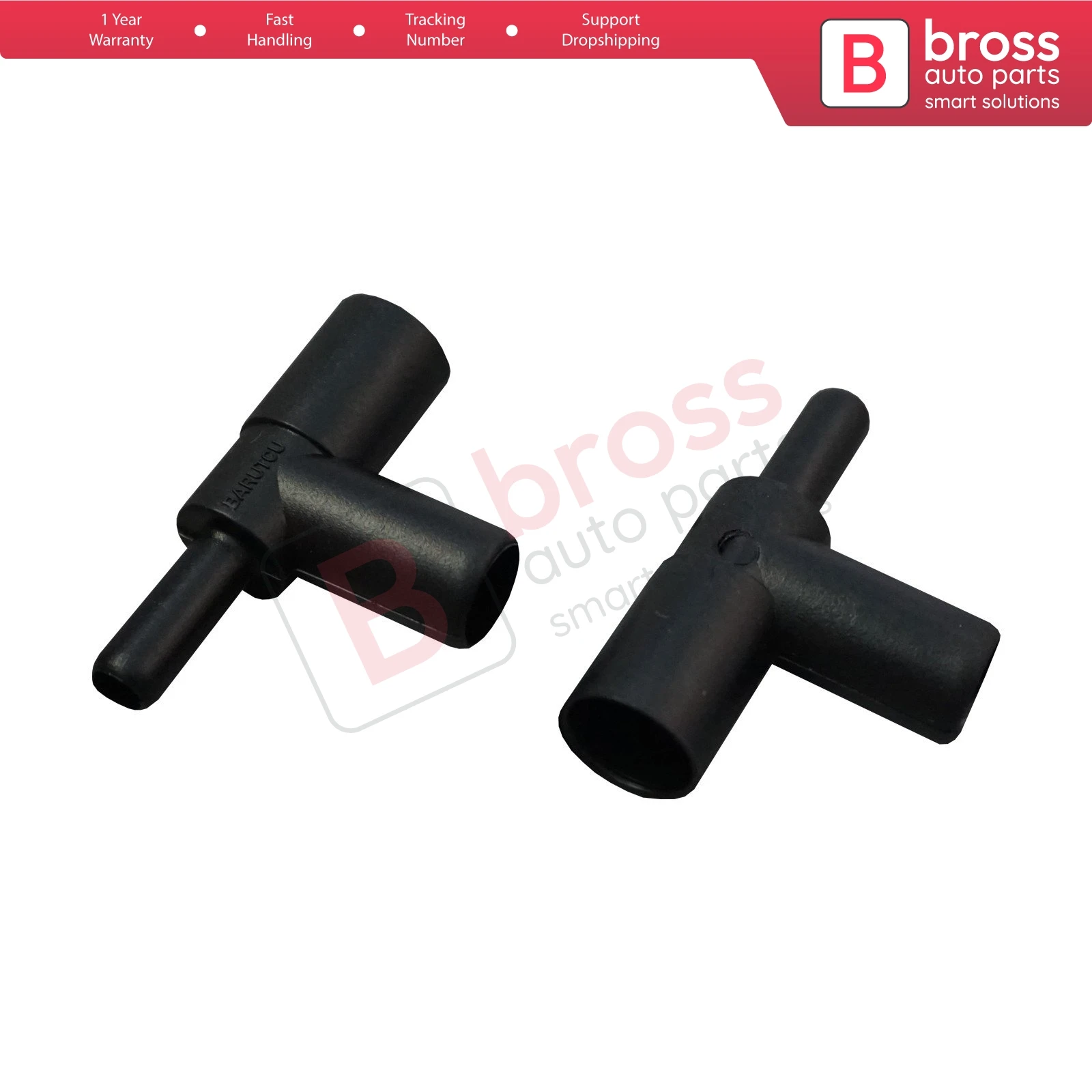 Bross Auto Parts BHC642 2 Pieces Carburetor Distribution 3-Way Hose 7705030125 for Renault 9 11 Fast Shipment Ship from Turkey