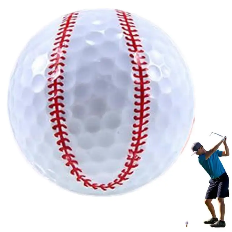 Kids Golf Balls Funny Double Layer Golf Balls Novelty Assorted Training Sports Colored Cartoon Cute Balls For Kids And Dads Golf