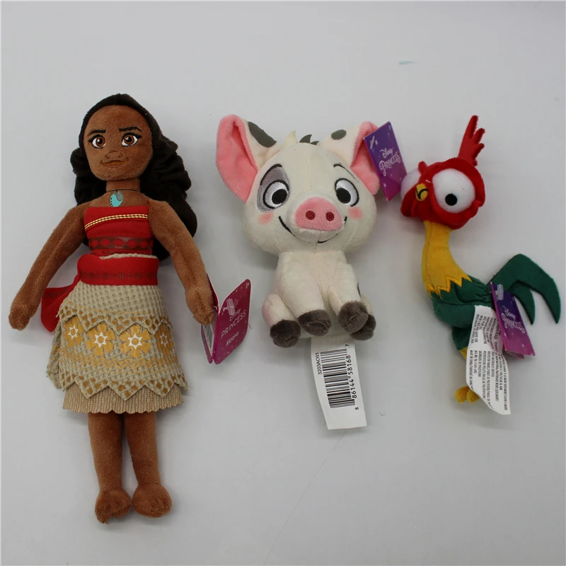 1 Stück Disney Film Moana Heihei Huhn Schwein Pua Prinzessin Spielzeug Tiere Cartoon Puppe Geschenke