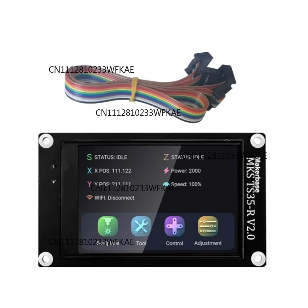 MKS DLC32 Offline Controller Motherboard 32bit ESP32 WIFI GRBL TFT Touch Screen for Desktop CNC Laser Engraving Machine Parts view 4