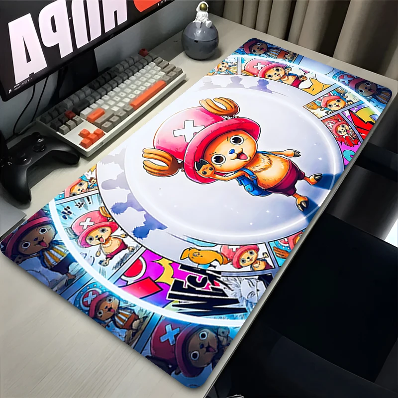 Mousepad Anime XL Gaming Accessories One Piece Keyboard Pad PC Computer Rubber Desk Mat Gamer Carpet Office Mouse Pad
