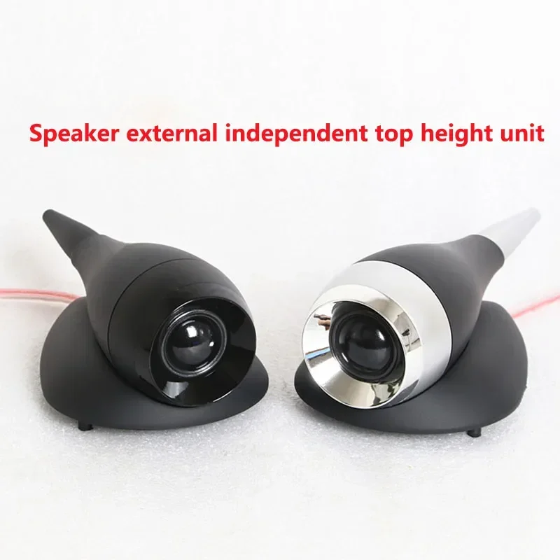 2 pcs Speaker external top tweeter HIFI external independent tweeter 25mm core black bright silk film treble