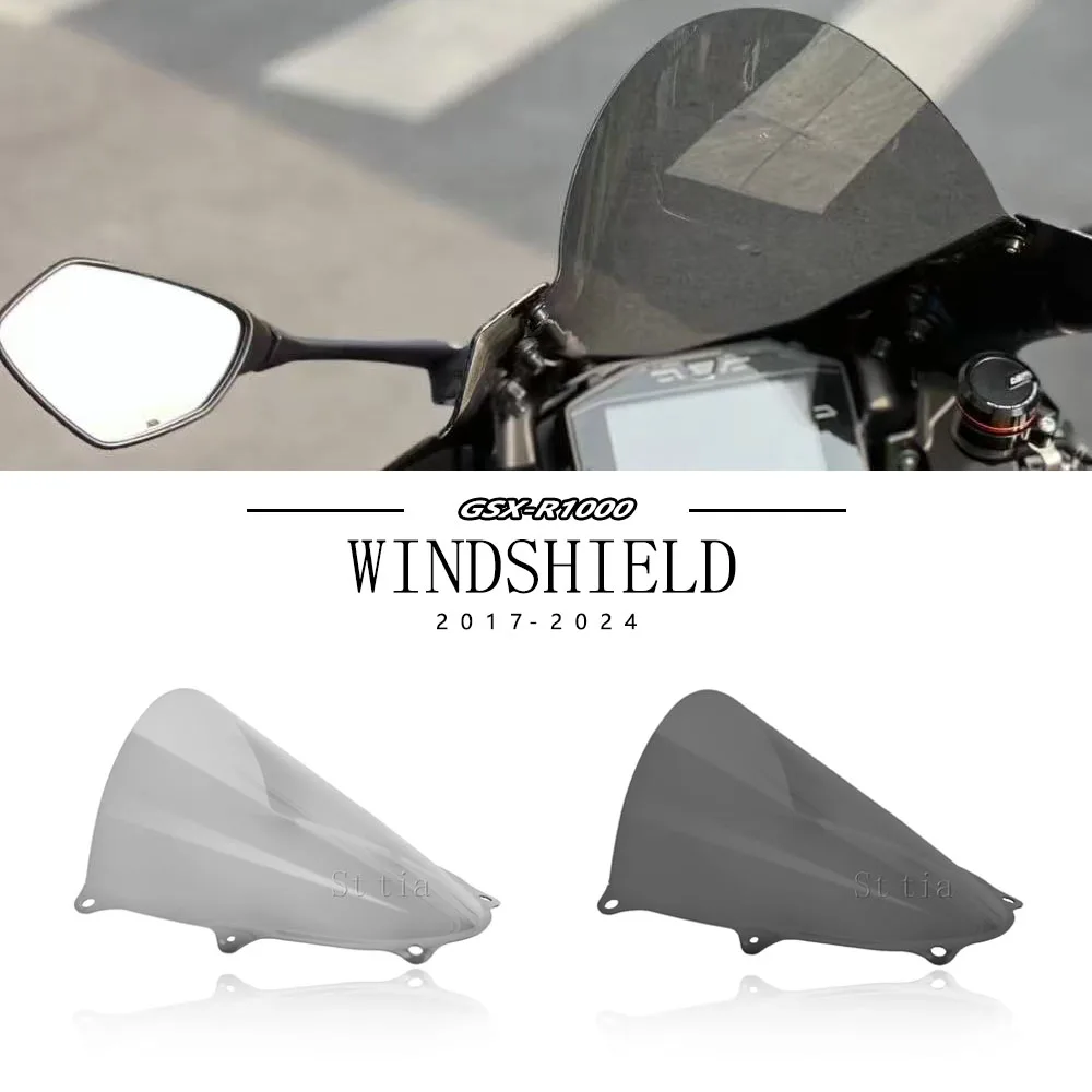 

GSXR GSX-R 1000 2017 - 2024 Windscreen Windshield Deflector Protector Wind Screen for Suzuki GSXR1000 GSX R 1000 GSX R1000 2018