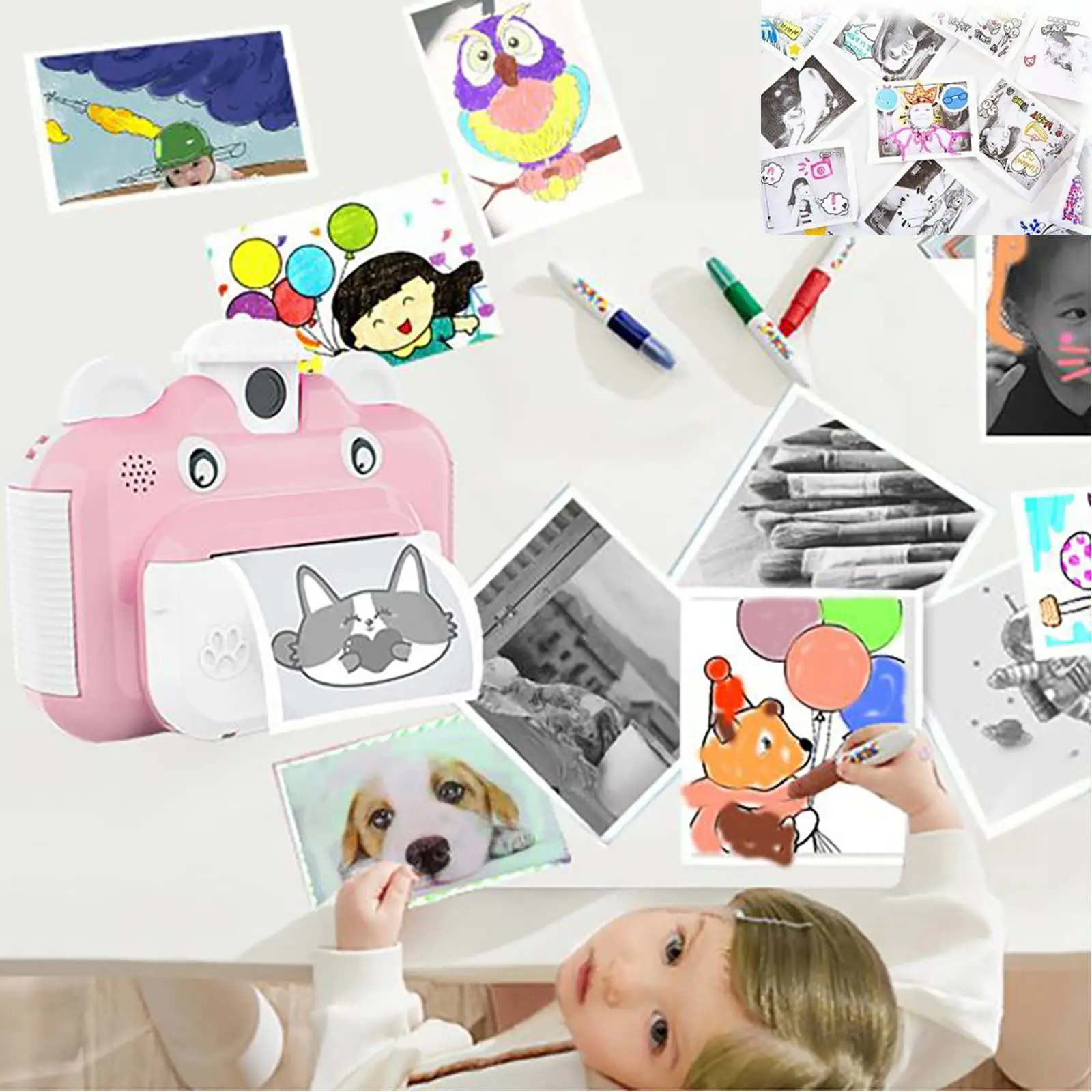 الأسهم جيب صغير صور طابعة كاميرا فورية 400 لفات ورق حراري 57*25 مللي متر مقاوم للماء استلام الطباعة مقاوم للماء الحرارية #5