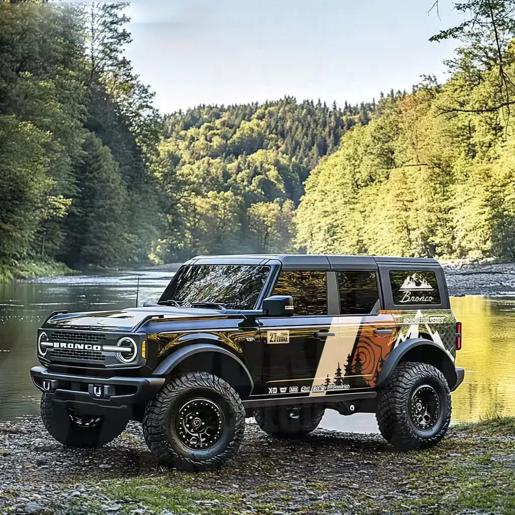 Pegatinas gráficas de vinilo Para coche Ford Bronco 21-23, Accesorios Para faldas laterales de puerta de coche, calcomanía especial de vinilo, Accesorios