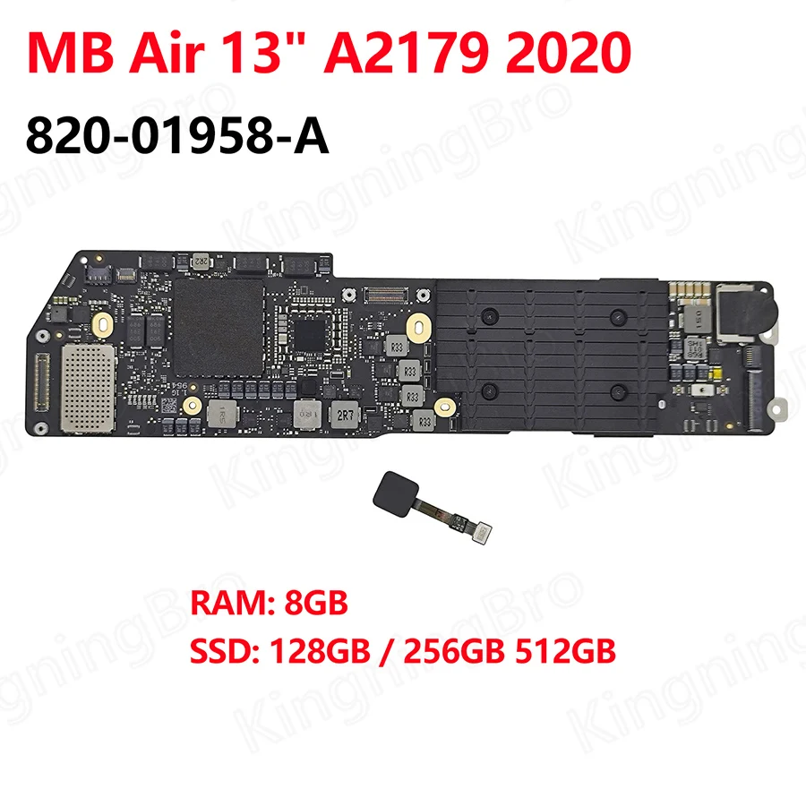 Laptop A1932 A2179 A2337 Motherboard For Macbook Air 13" Logic Board With Touch ID 128GB 256GB 512GB 2018 2019 2020