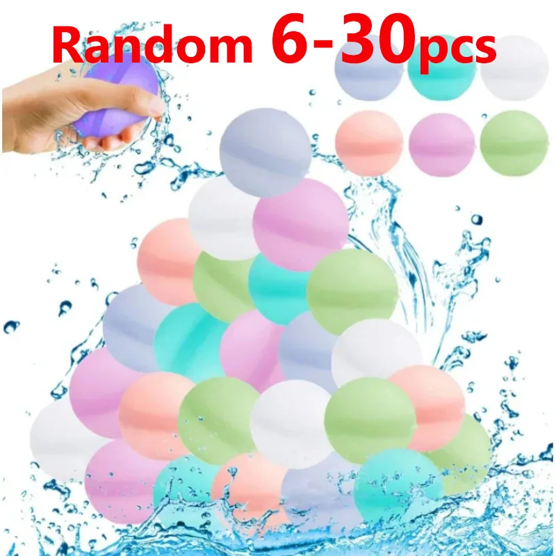 Reusable Water Balloons Toys Quick Fill Sealing Water Bomb for Summer Games Adults Outdoor Activities Toy Gifts