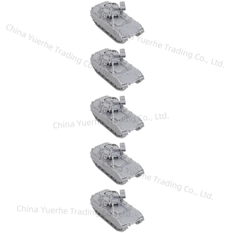 

5 шт. M3A1 гусеничная бронированная боевая машина, модель масштаба 1/144, средние пехотные боевые машины, сделай сам, сборочные детали для коллекции