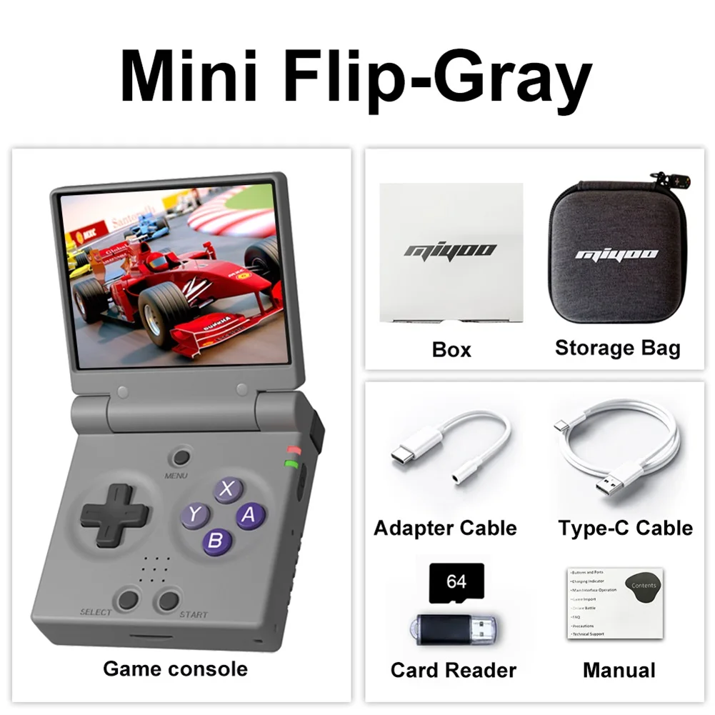 MIYOO Mini Flip Retro Handheld Console