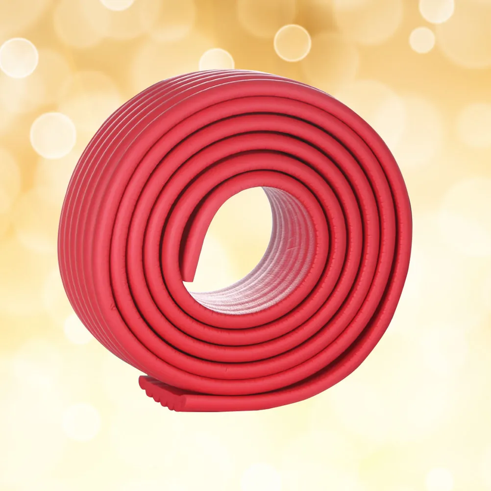 

W-Shaped Thicken Baby Safety Table Corner Protector Guard Cushion Anti-Collision Bumper Strip Red Easy Install Eco-Friendly Foam