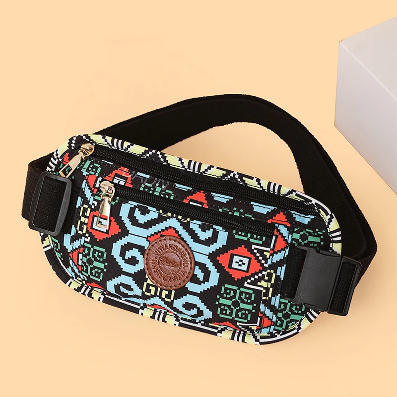 حقيبة خصر نسائية عصرية متعددة الوظائف، أشرطة كتف قابلة للتعديل، مناسبة للجري والسفر والاستخدام اليومي، مع