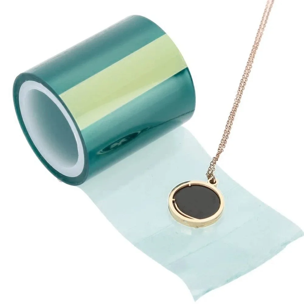

10pcs Practical Seamless Adhesive Resin Paper Tape PET Film Green DIY Jewelry Tape Resin Craft Paper Tape Craft Projects