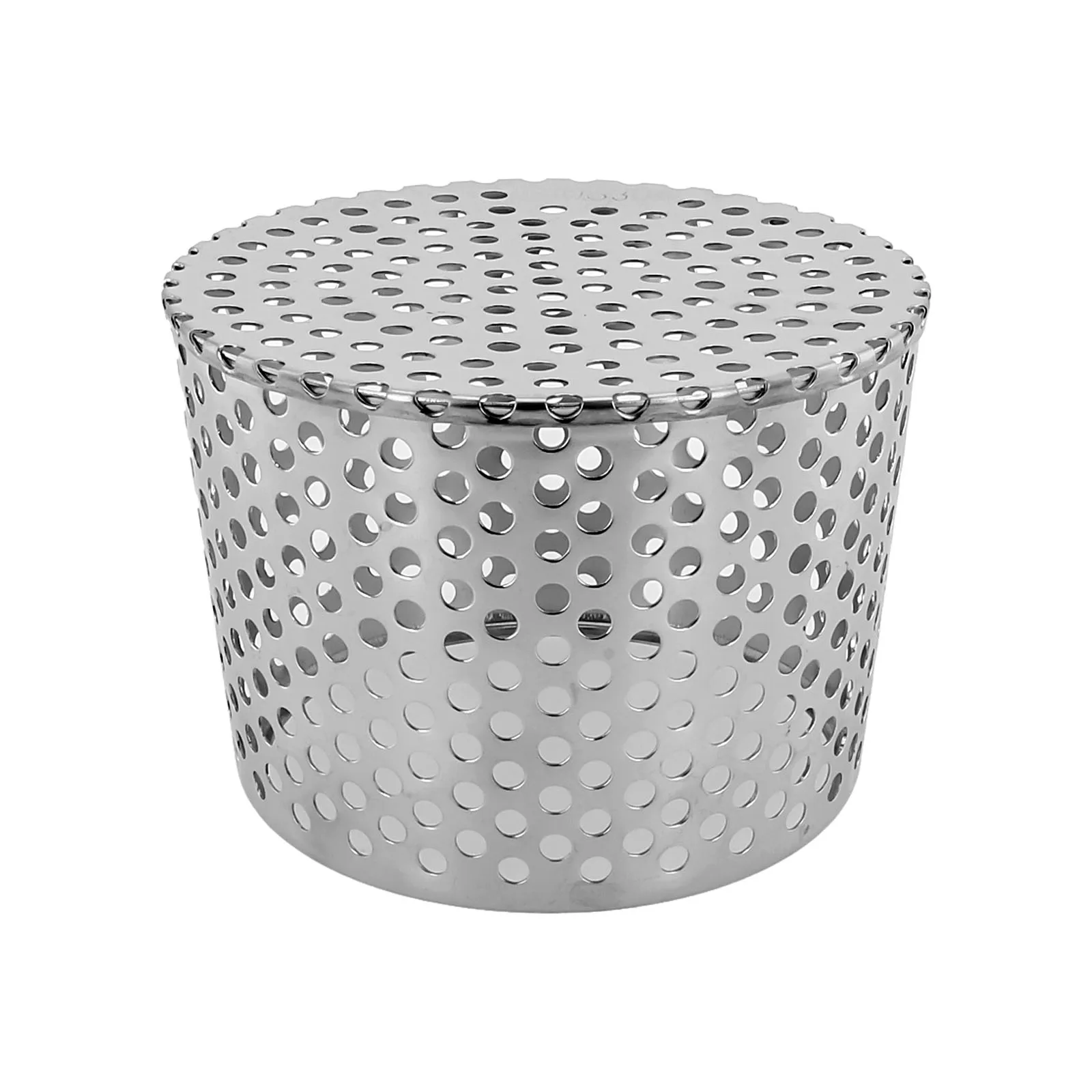 1pcs Rooftop Floor Drain Cover Stainless Steel Anti Blocking For Drainage Outdoor Tools Side Circular Hole Drain Screen Strainer