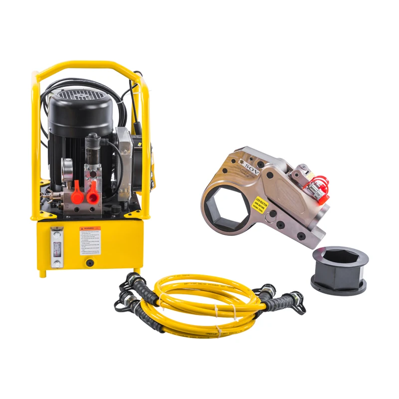 7 Days Delivery Time Alloy Material Hexagon Cassette Low Profile Hydraulic Torque Wrench