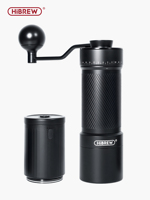 HiBREW Manual Coffee Grinder Electeic 2 in 1 Portable 40MM Titanium Burr Mill for Espresso Pour Over Americano Coffee Maker G4C