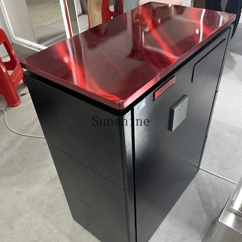 

New hair salon tool cabinet hair salon special stainless steel work cabinet