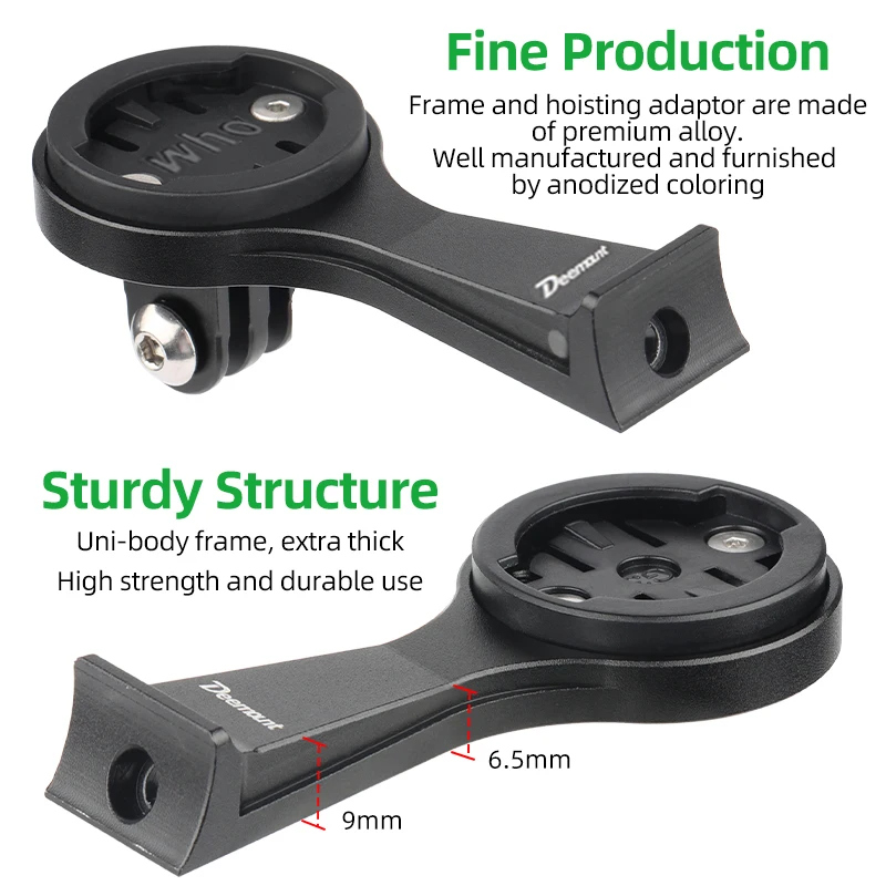 Deemount Bicycle Stem Extension Stand for Tarmac SL7/SL8 Fits Garmin iGPS Computers W/ 3 fork Aluminum Alloy Hoisting Adaptors - Image 2