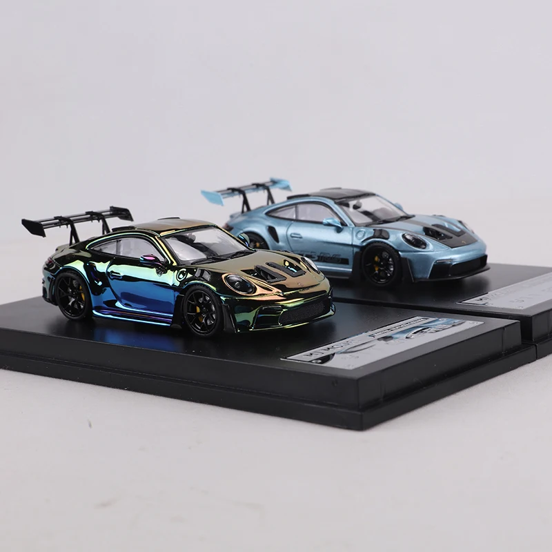 MJ 1:64 911 GT3 RS Die-cast alloy simulation car model toy