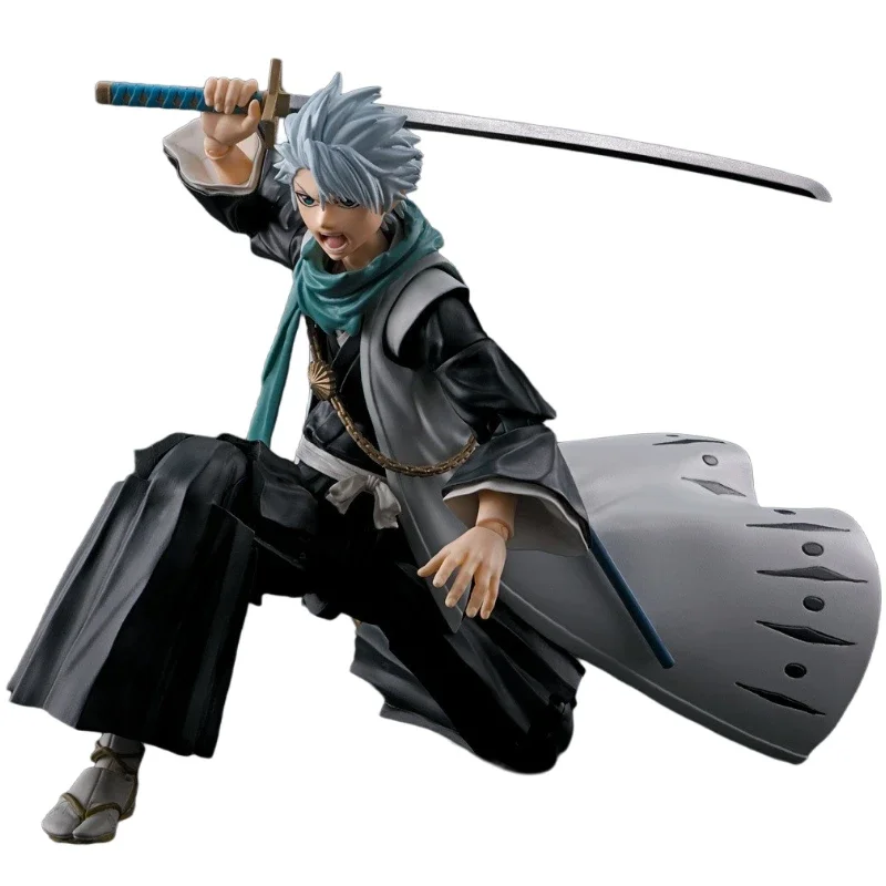 En Stock Original SHF Bandai BLEACH Series Hitsugaya Toushirou figura de acción juguete de animación regalo modelo coleccionista Anime Hobby