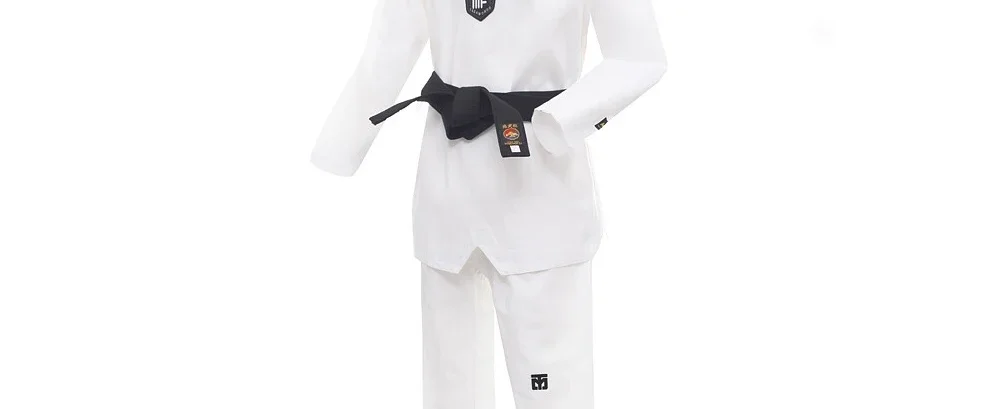 WTF Taekwondo Dobok Kleidung für Kinder und Erwachsene ITF Karate-Anzug Taekwondo-Uniform Karate-Kleidung Größe XXXL-XXXS – Detail 22