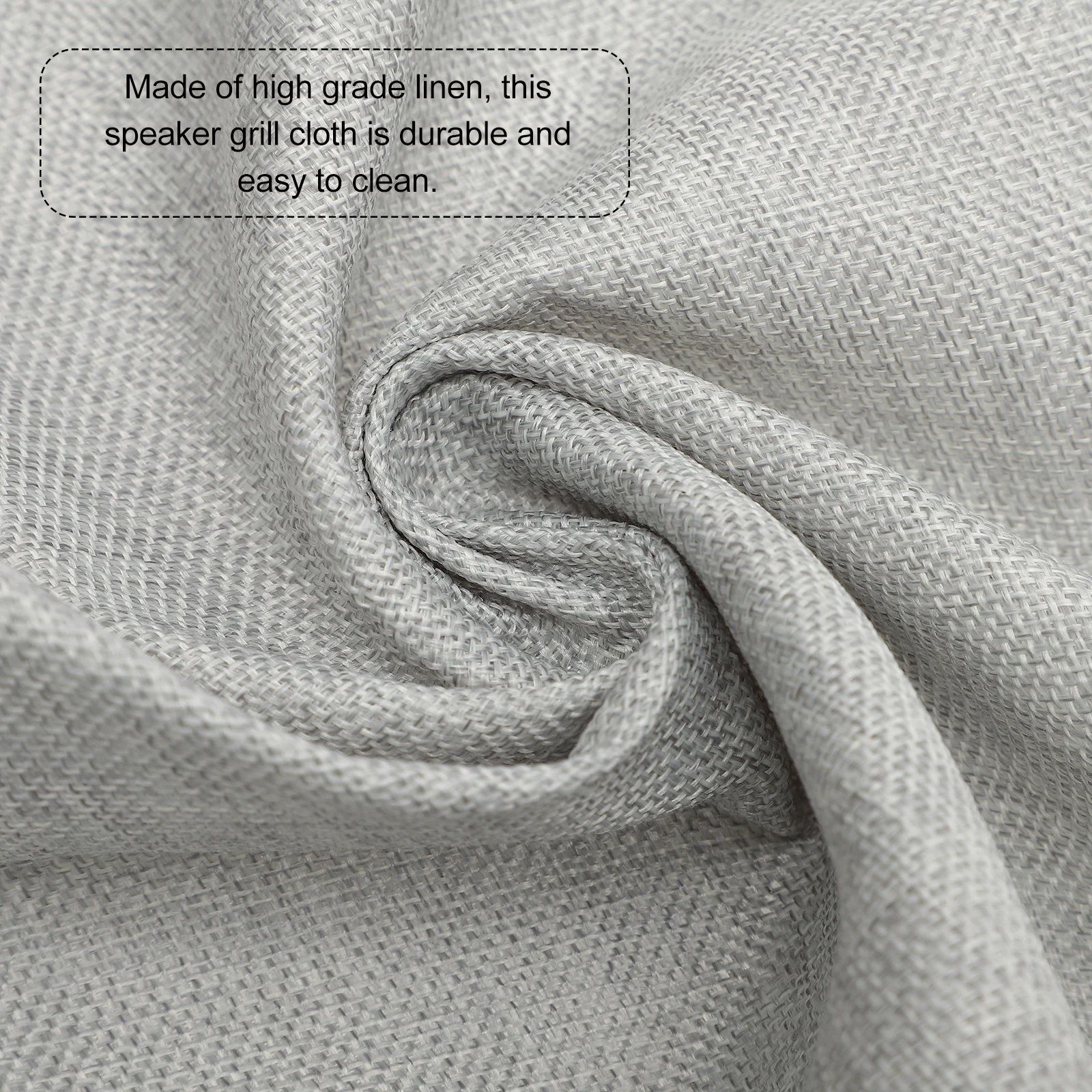 

High Grade Linen Fabric Durable Decorative Protective For Large Stage Ktv Speakers Replacement Mesh Cloth Fabric