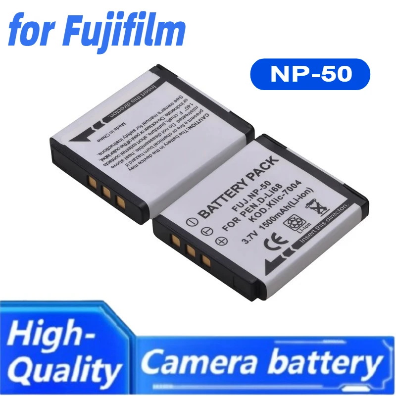 

NP-50 FNP50 NP50 KLIC-7004 D-Li68 Battery for Fujifilm X10 X20 F50 F75 F665 F775 F900 EXR F505 F305 F85 F200 F100 F50FD
