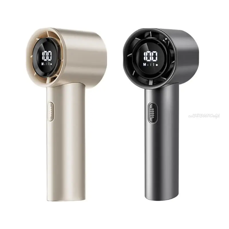 27RB 3 스피드 냉각 팬 송풍기 여성용 디지털 디스플레이가있는 휴대용 휴대용 팬