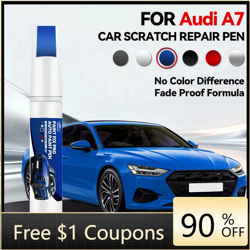 

Car Tool Accessories Car Paint Repair Pen For 2010-2023 AUDI A7 Paint Scratch Repair Accessories White LY9L Black LY9B Gray L