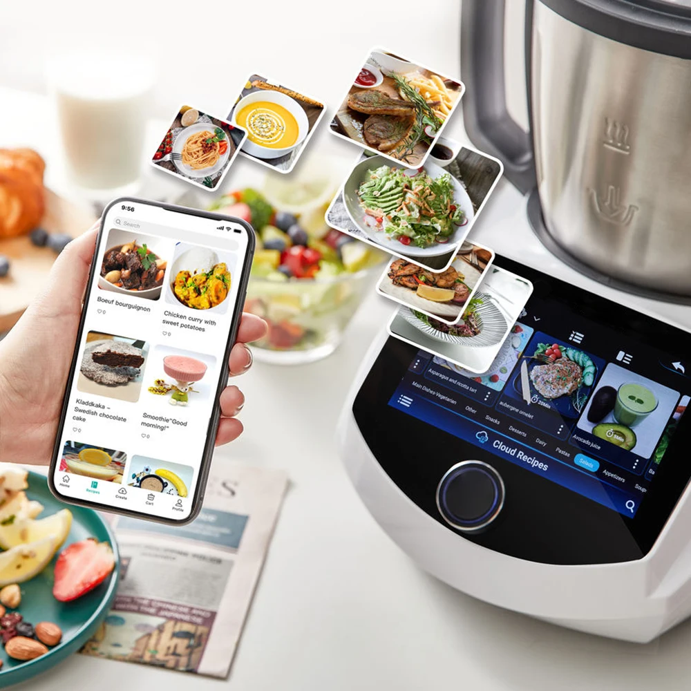 Smart Intelligent Cooking Robot Cooker Food Processor Robot Similar Product Bimby TM 6 Robot De Cocina