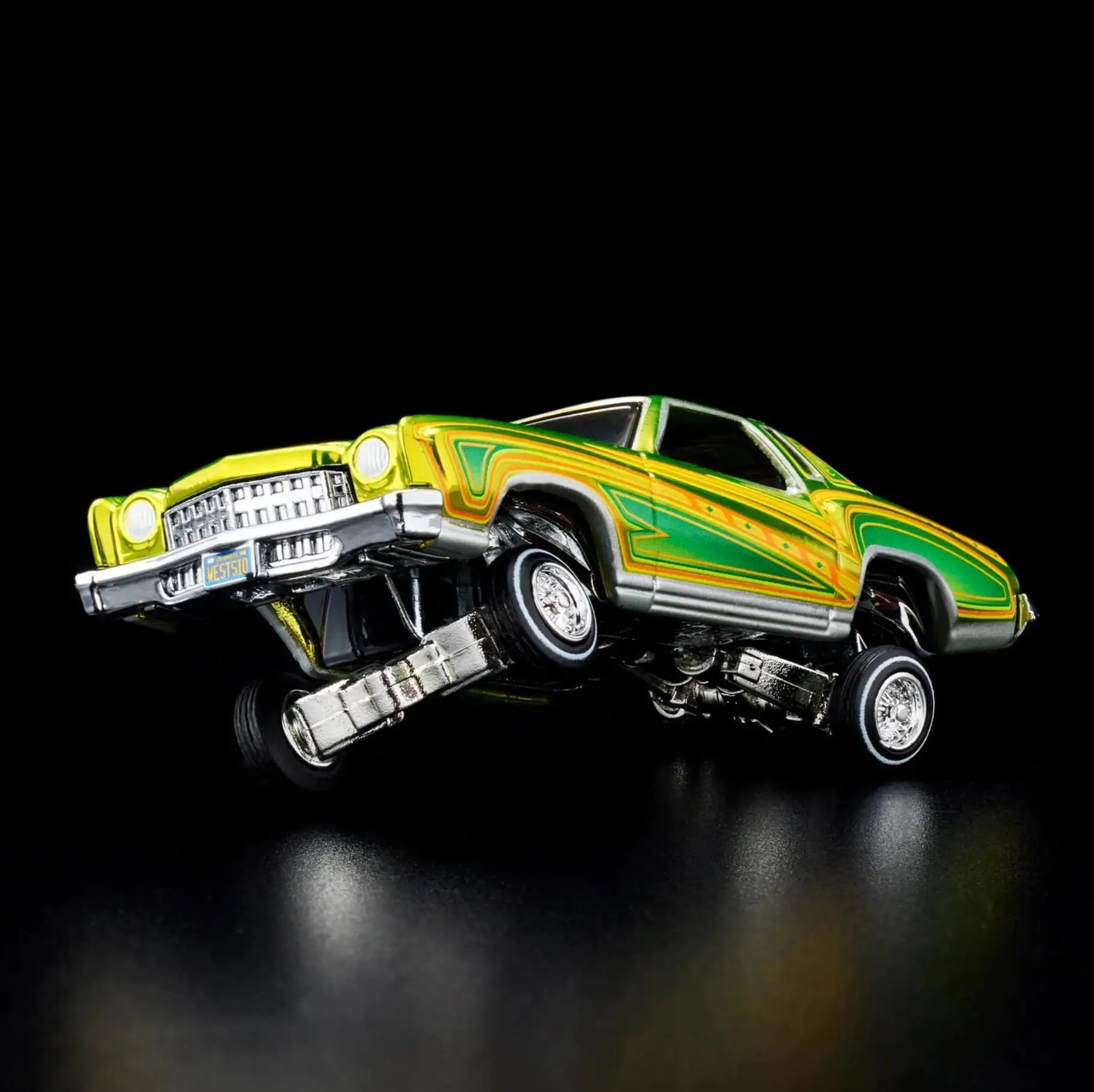 Hot Wheels Cars 1/64 RLC 1975 Chevrolet Monte Carlo Lowrider Metal Die-cast Model Collection Toy Vehicles