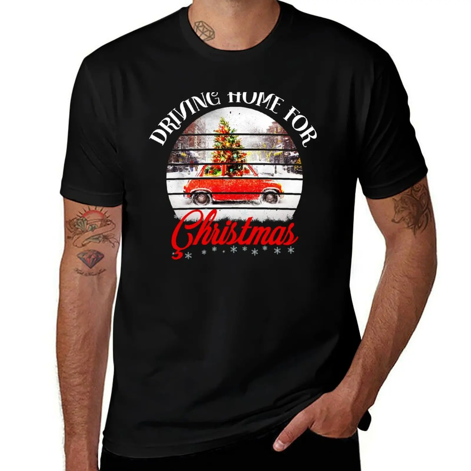 

driving home for christmas T-Shirt anime t shirts oversize t shirt personalised t shirts with prints T-Shirt