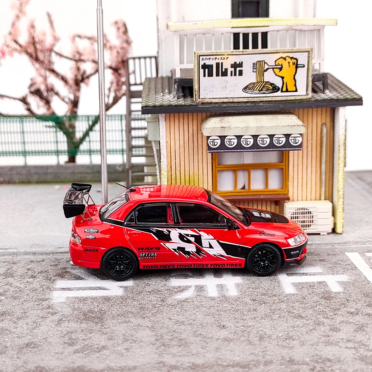 سرعة GT-Lancer EVO 9 نموذج سيارة دييكاست ، 1:64