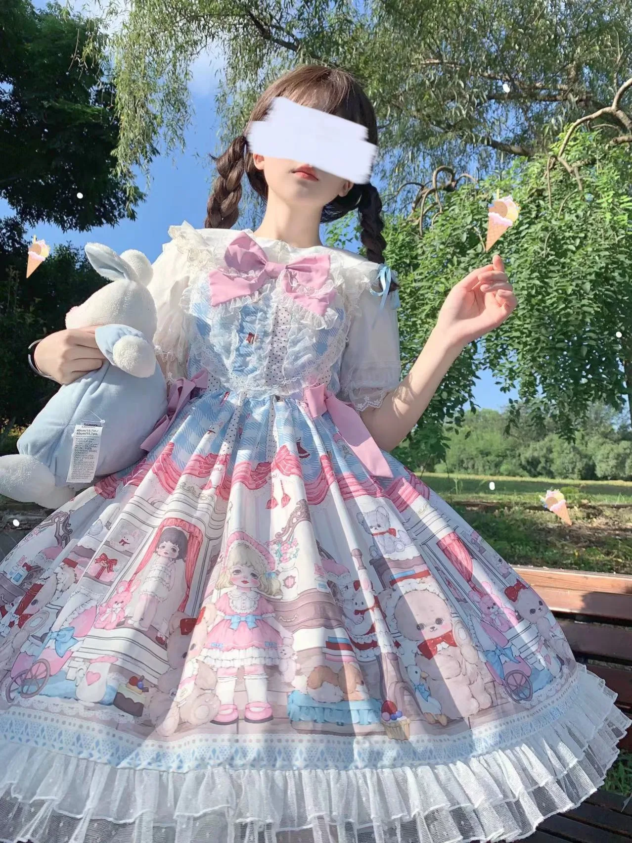 Original Design Lolita Dress Dessert Doll Jsk Strap Dress Summer Japanese Fashion High School Students Daily Clothes Girls Gift