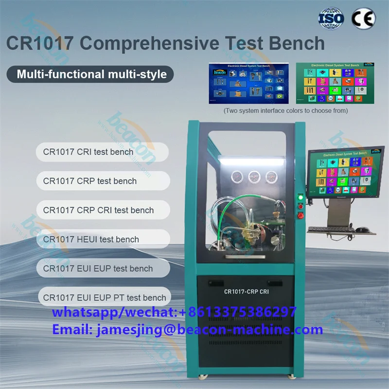 Global Diesel Cr1017 Electronic Common Rail Injection Pump Test Bench With 380v /220v