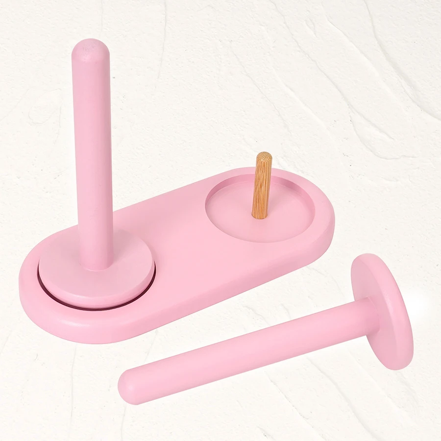 Hand-Knitting Yarn Holder Rotating Desktop Spool Stand Thread Storage Rack Base for Yarn Craft Organization