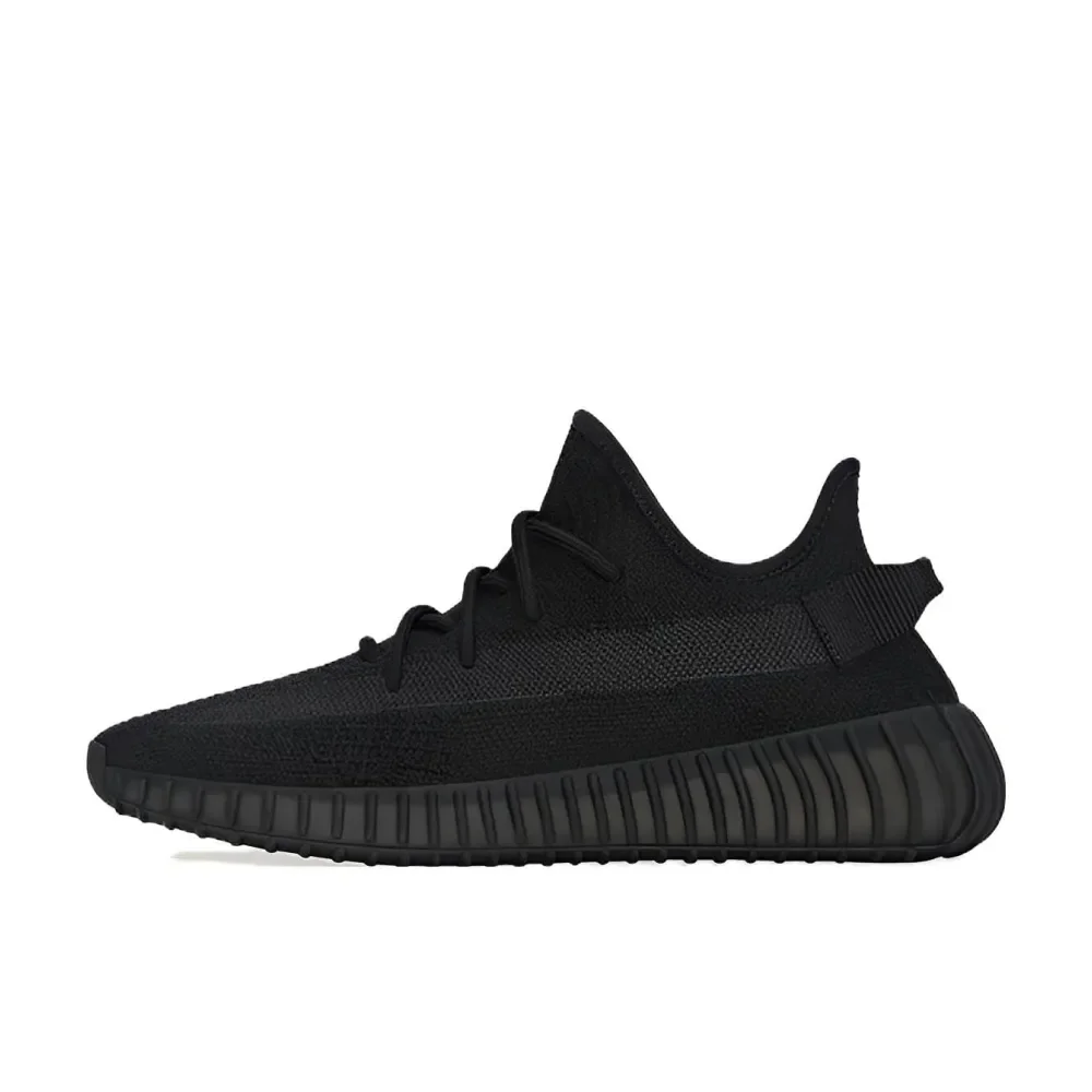 Adidas Black Yeezy Boost 350 V2 Low Top Comfort Life Casual Shoes Breathable Shock Absorption Sneakers Men's and Women's