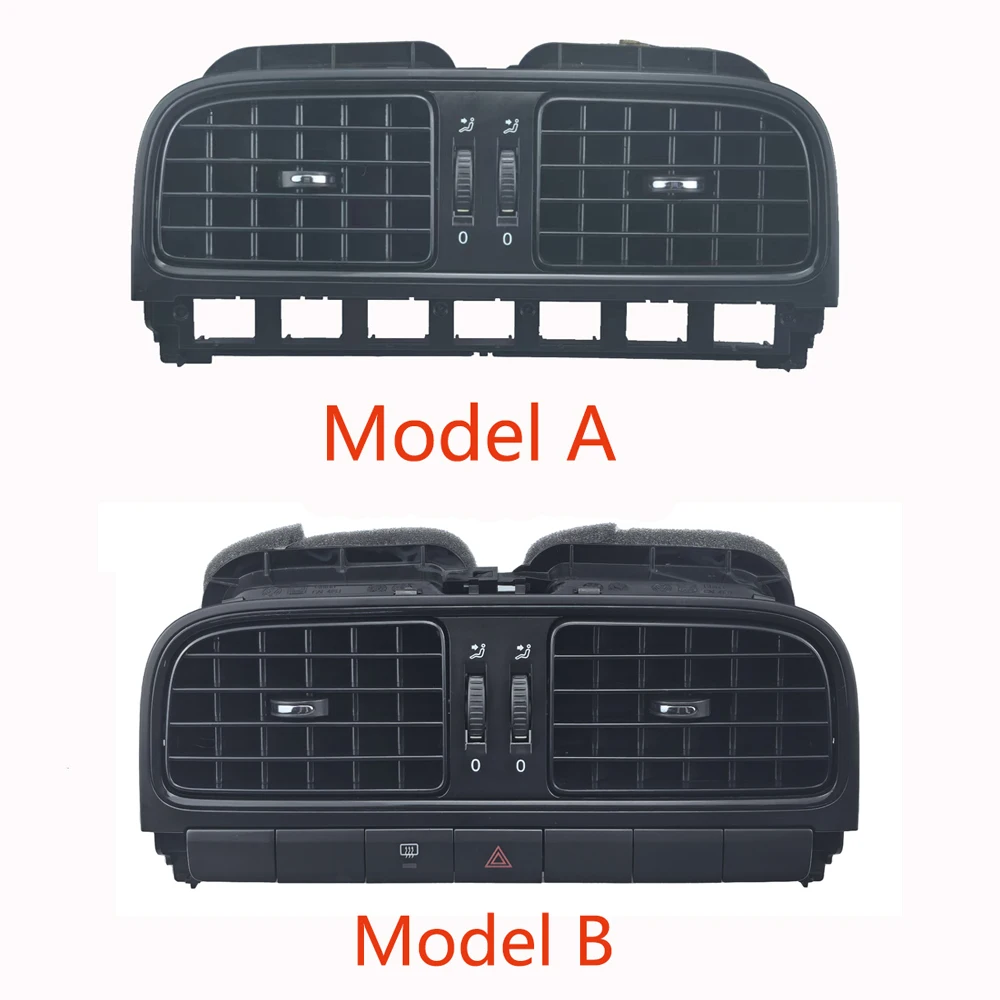

New Dash Matte Black Chrome AC Air Vent Grill For VW Polo 5 6R 2GEN 6C Hatchback GTI GTS 2011- 2017 6R0819703 6R0819704