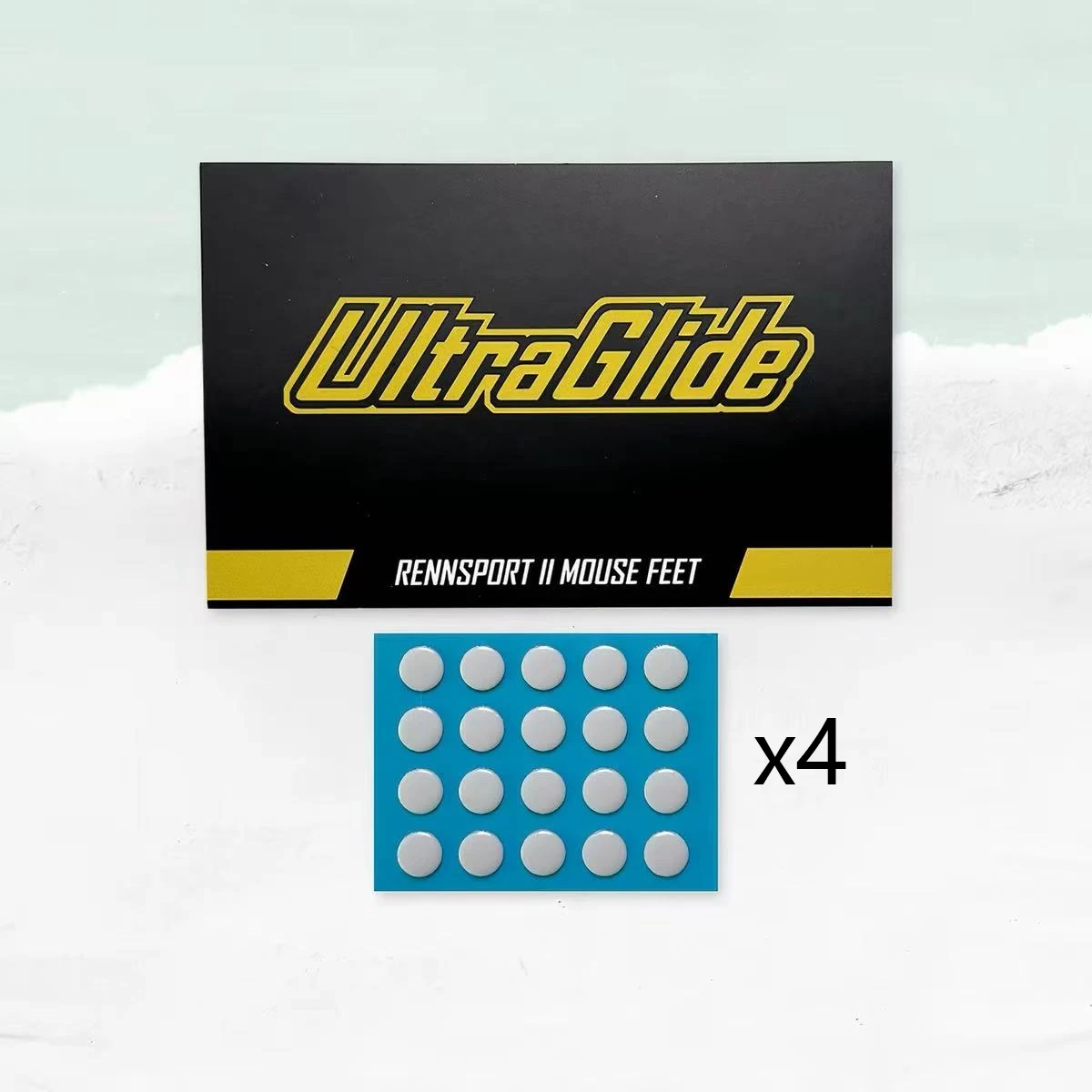 D IY Ultraglide Curved Mouse Foot Sticker Smooth Rennsport Small Round Dot RS2 Teflon Cat Mouse Pad