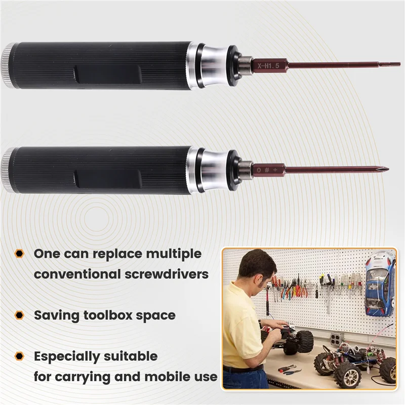 

【Fast-Sale】6-In-1 Hex Screwdriver 1.5/2.0/2.5/3.0Mm Repair Tool Kit Set For RC Helicopter Airplane Drone Aircraft RC Cars RC Boa