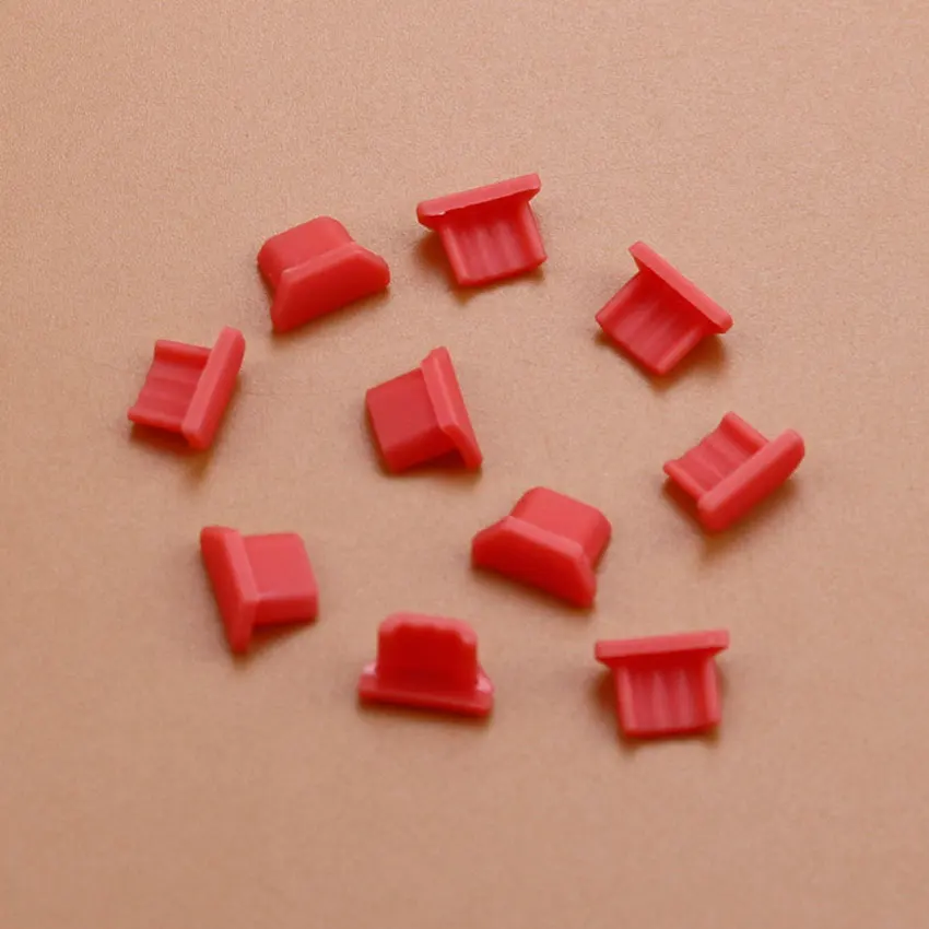 JCD 10 قطعة مايكرو USB سيليكون الغبار المقابس العالمي شحن ميناء الغبار حامي غطاء ل Xiaomi سامسونج الغبار غطاء