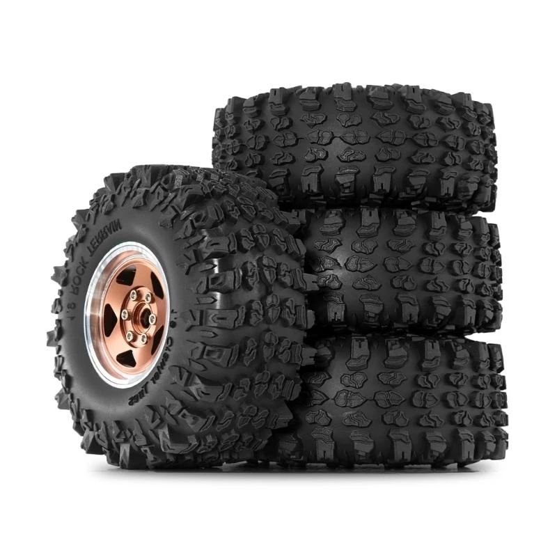 Q0KBリモートコントロールモデル車用の車のホイールタイヤクローラー用のコレクションキットタイヤおもちゃカーアクセサリー