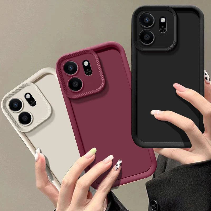 For Infinix Hot 50i Case Smart 9 Smart9 Hot50i 50 i Mobile Phone Cases Matte Back Cover Skin Feel Protection Shockproof Shells