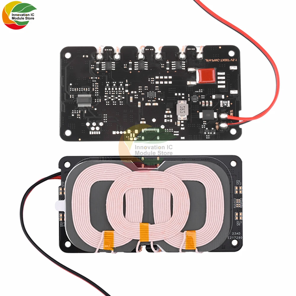 18W High-power Wireless Charger Module Type-C Interface DC12V 24V Fast Charger Charging Transmitter Circuit Board Coil Receiver