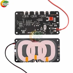 18W High-power Wireless Charger Module Type-C Interface DC12V 24V Fast Charger Charging Transmitter Circuit Board Coil Receiver